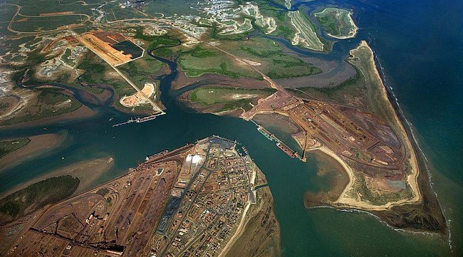 澳大利（lì）亞鐵礦石（shí）出口（kǒu）